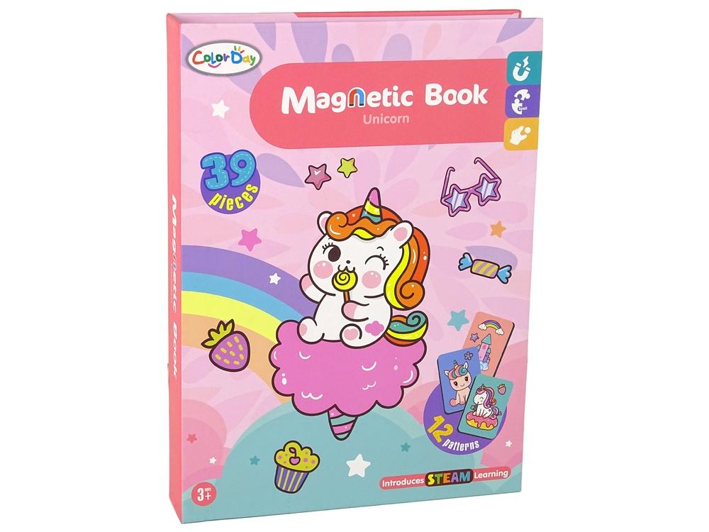 Unicorn Magnetic Puzzle Book: Kreativ og kognitiv sjov