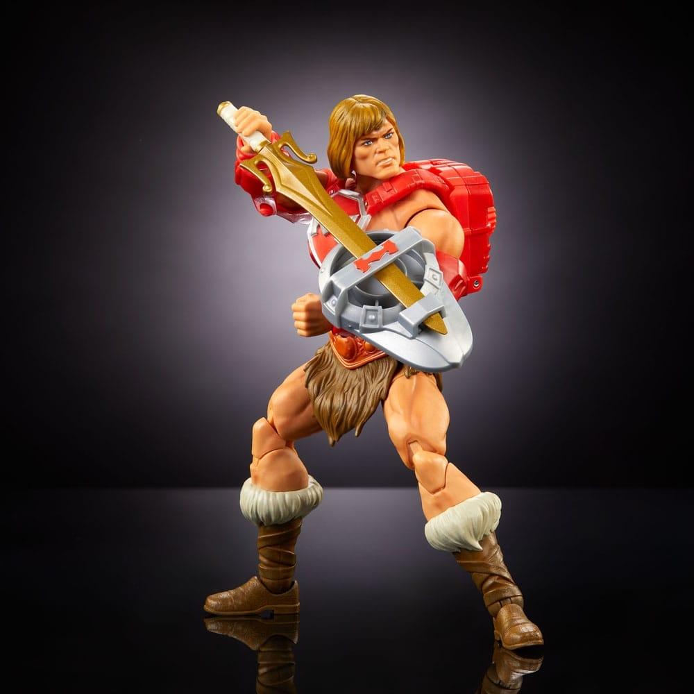 Universums mästare: Ny Eternia Masterverse Actionfigur Thunder Punch He-Man 18 cm