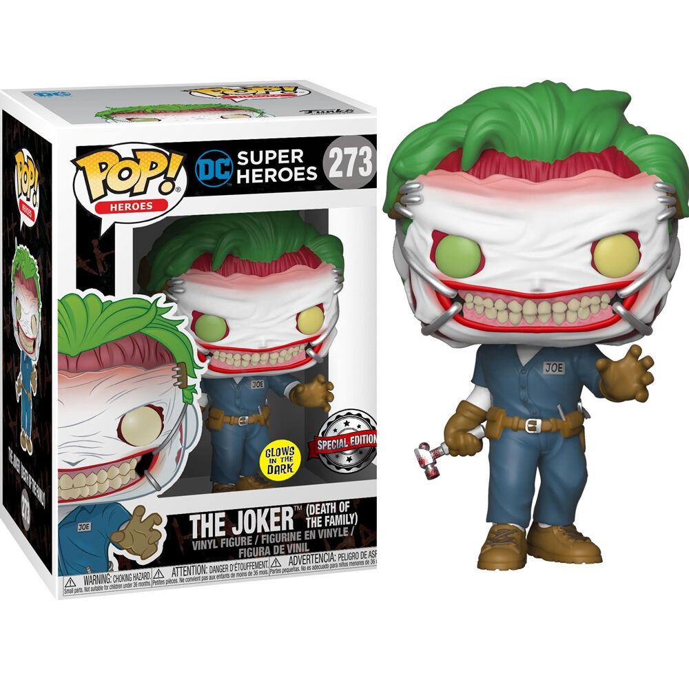 Sæt med figur POP &amp; Tee DC Comics The Joker Exclusive M