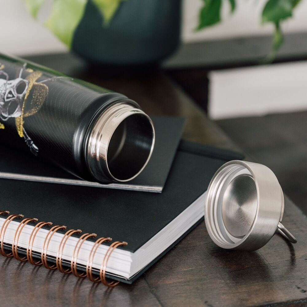 Vattenflaska i rostfritt stål 500 ml, hållbar och läcksäker