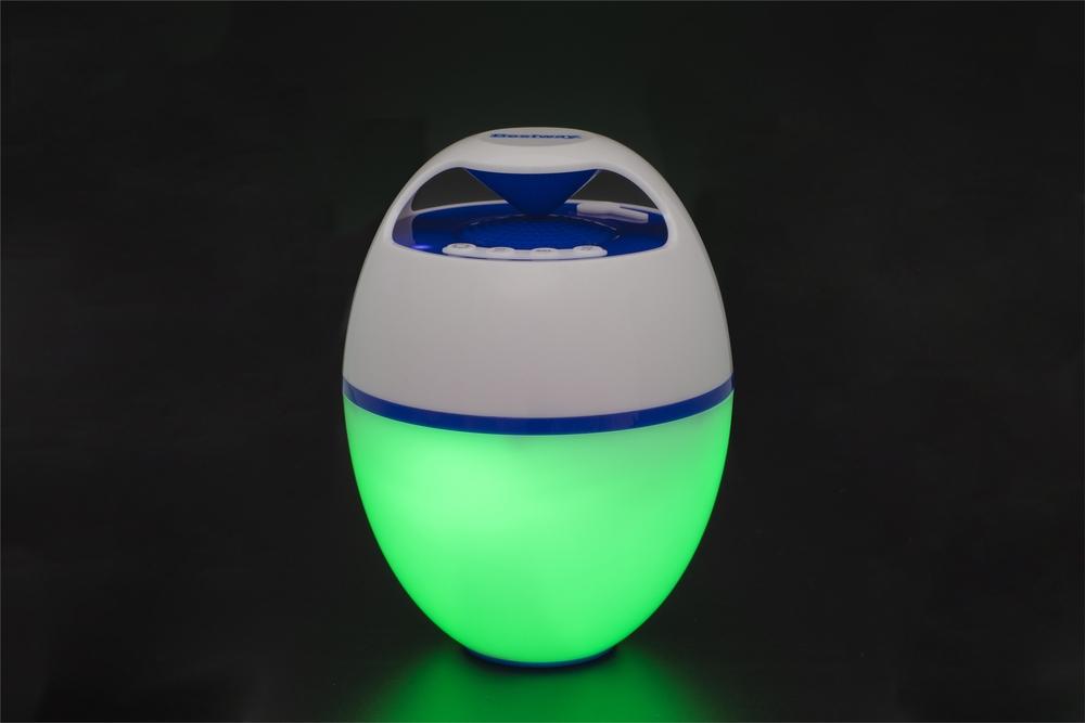 Vanntett Bluetooth LED bassenghøyttaler - 7 lysmoduser