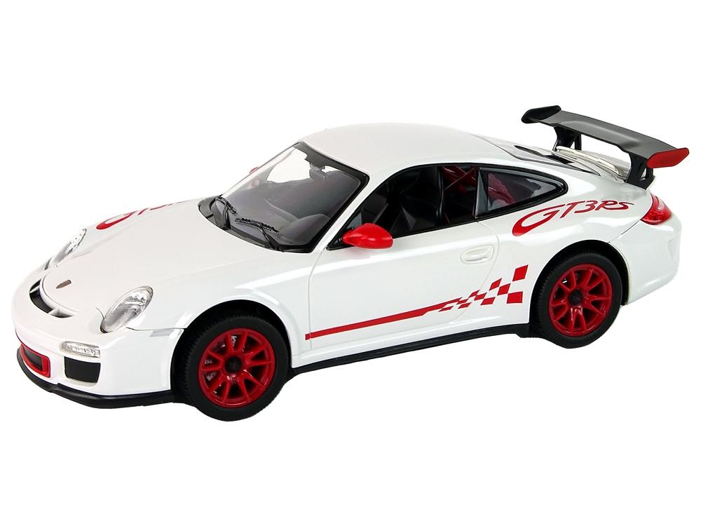 Vit Porsche 911 GT3 RS R/C-bil: Realistiskt, hållbart roligt