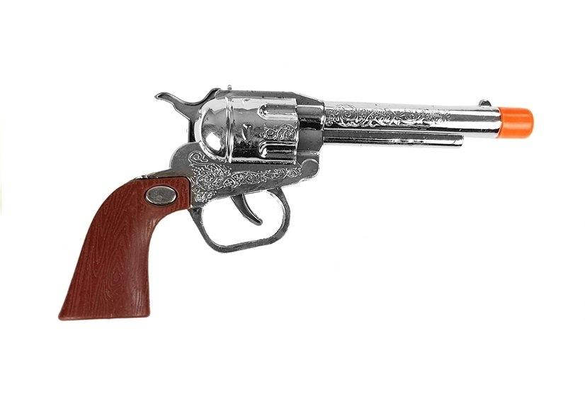 Wild West Cowboy Sæt: Håndtagsriffel, Colt Revolver, Sheriff Badge