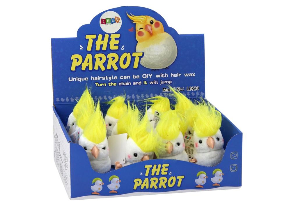 Wind Up White Parrot Plush: Sjov, dekorativ og legende