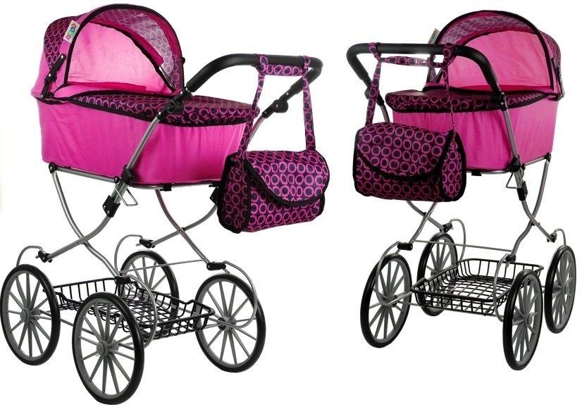 XL Pink Retro Dolls Buggy Alice: Justerbar, stilig og morsom!