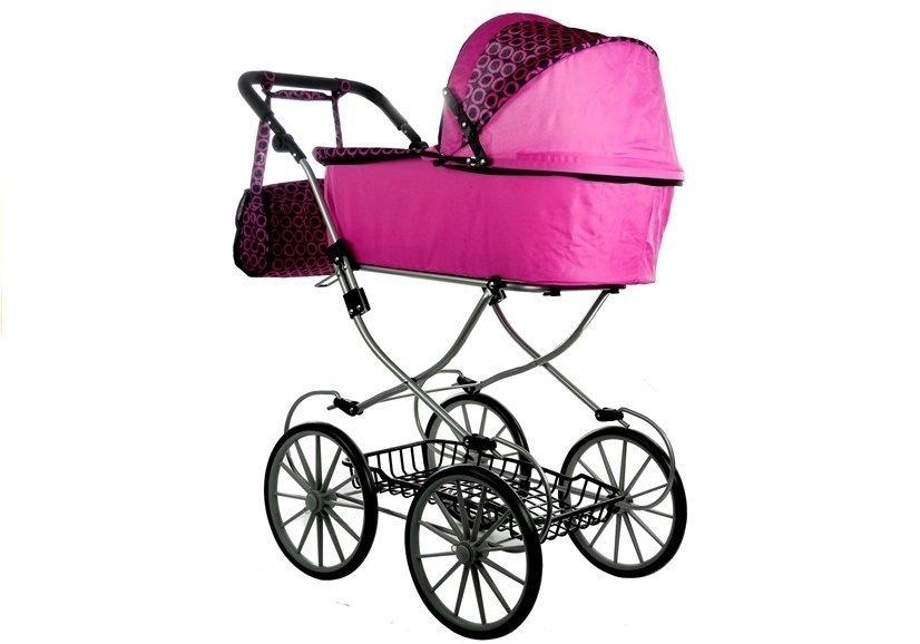 XL Pink Retro Dolls Buggy Alice: Justerbar, stilig og morsom!