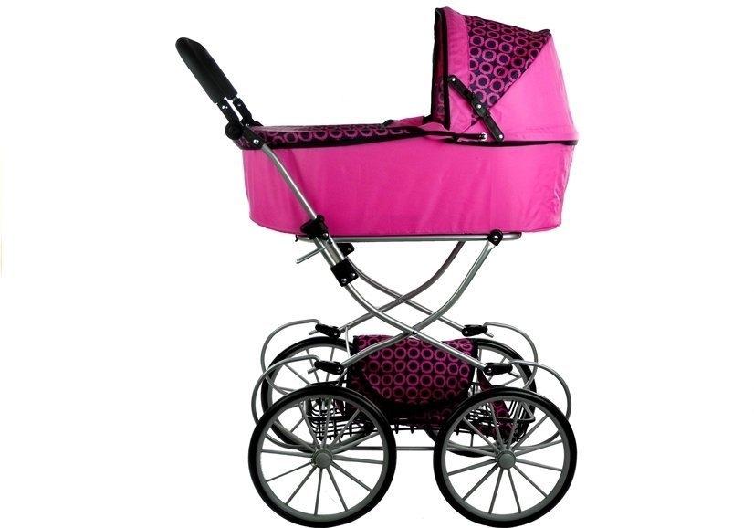 XL Pink Retro Dolls Buggy Alice: Justerbar, stilig og morsom!