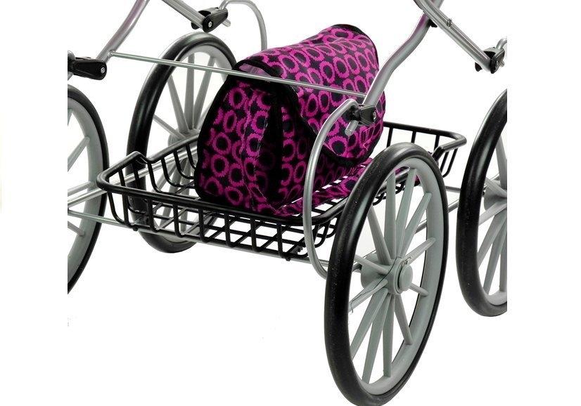 XL Pink Retro Dolls Buggy Alice: Justerbar, stilig og morsom!