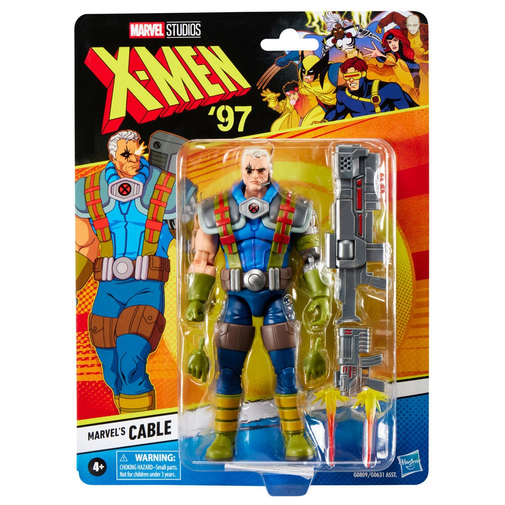 X-Men '97 Marvels kabelfigur, 15 cm samlarbar actionleksak