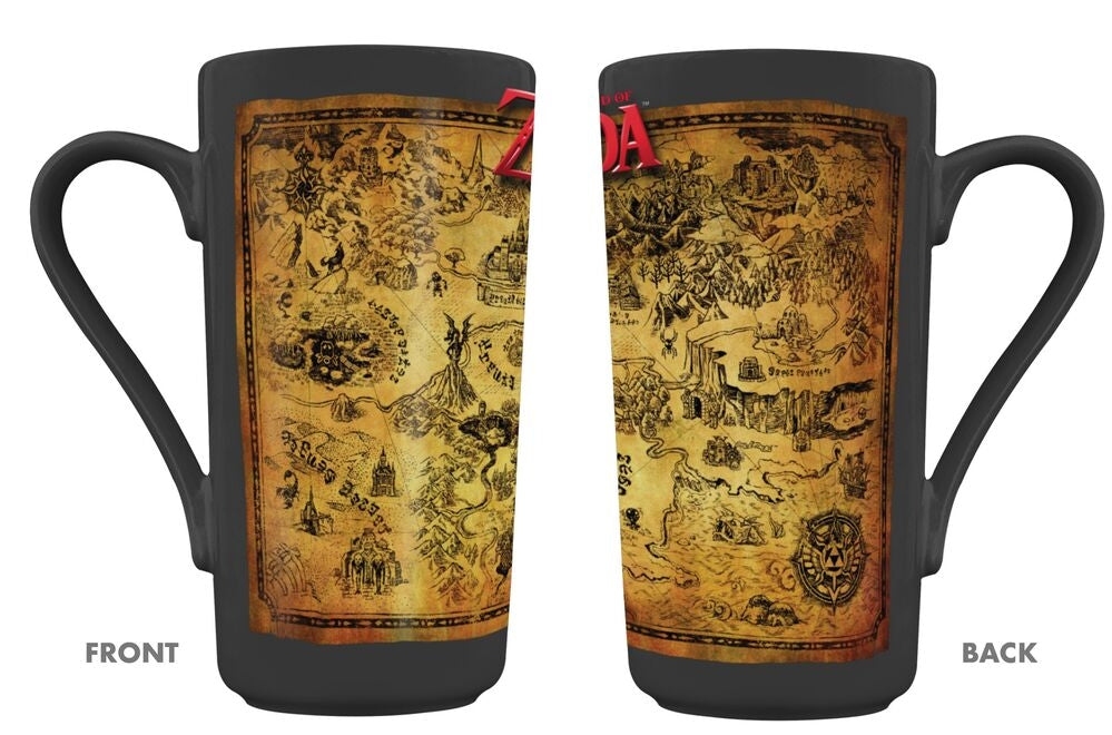 Zelda Map Mug 470ml - Perfekt för spelare och samlare